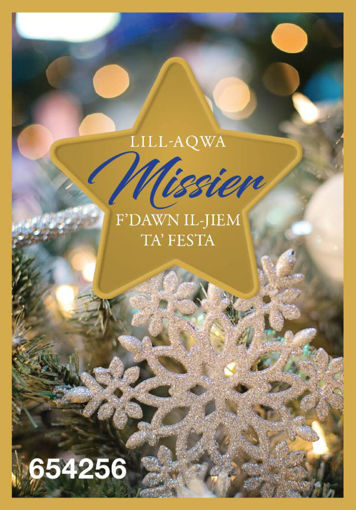Picture of LILL-AQWA MISSIER FDAWN IL-JIEM TA FESTA KARTOLINA